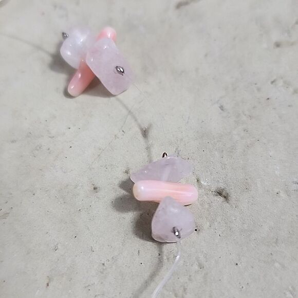 Tree Of Life Charm Beachy Coral Peach Pink Bracelet - Picture 7 of 7